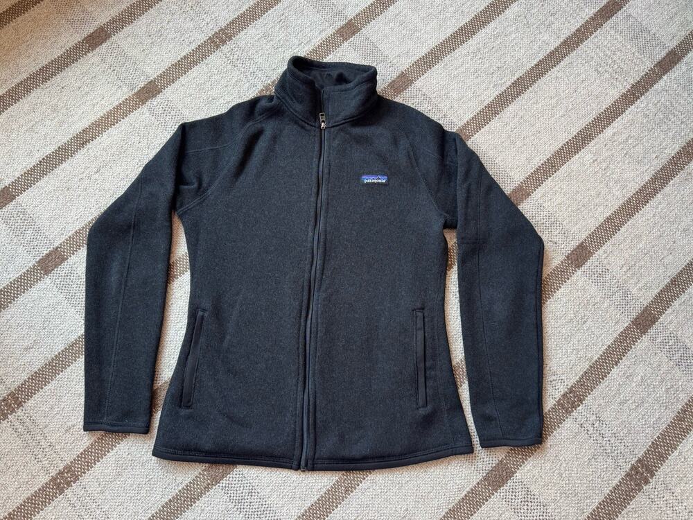 Patagonia Women’s Full Zip Better Sweater Jacket Black Medium Fleece Gorpcore